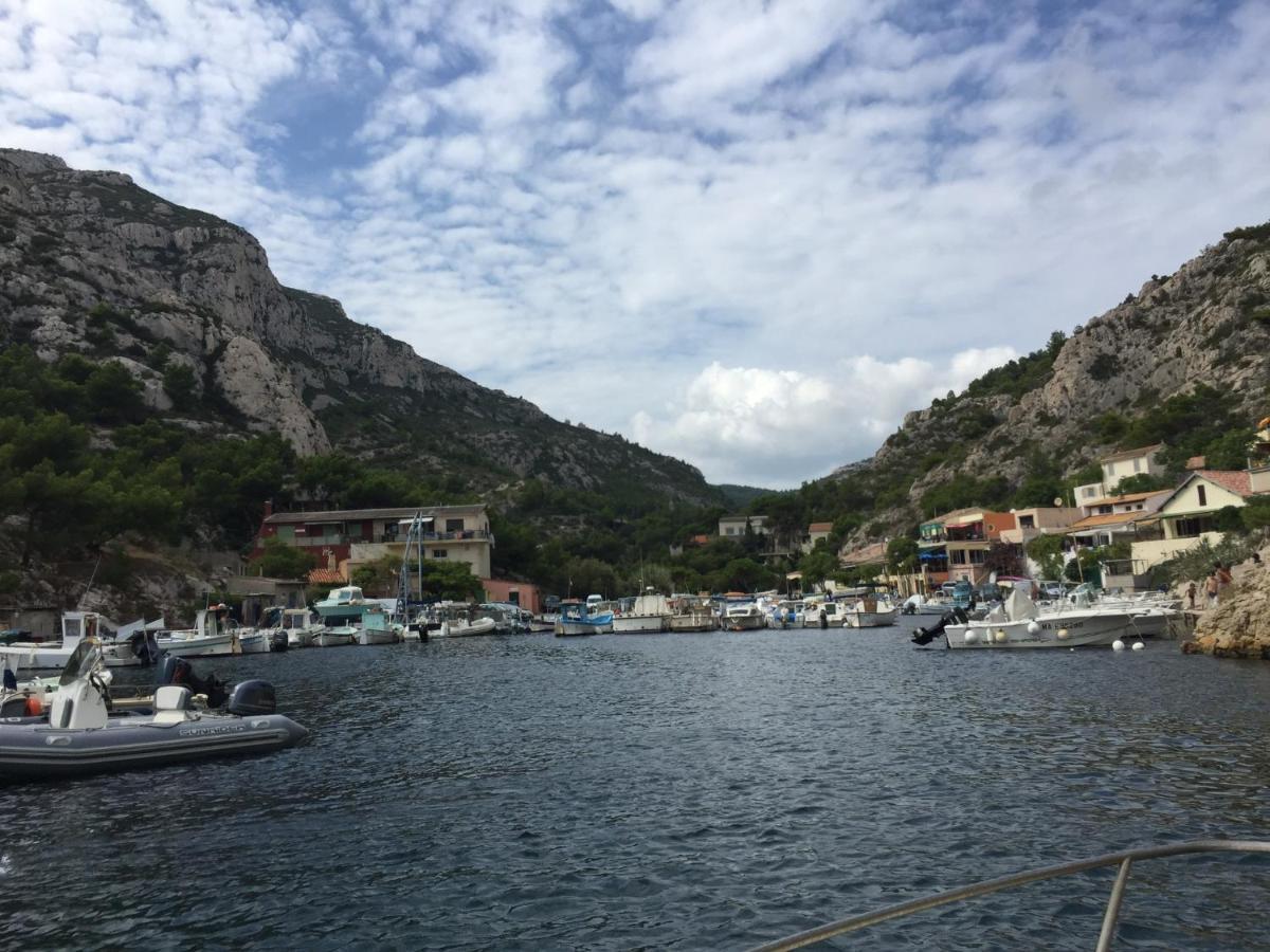 Au Coeur Du Parc National Du Massif Des Calanques, La Flibuste Des Goudes, Maison 2 Chambres, Climatisee, Jardins, Solarium, Proche Plage, Large Vue Mer Marseille Eksteriør bilde