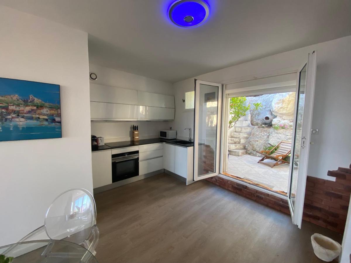 Au Coeur Du Parc National Du Massif Des Calanques, La Flibuste Des Goudes, Maison 2 Chambres, Climatisee, Jardins, Solarium, Proche Plage, Large Vue Mer Marseille Eksteriør bilde