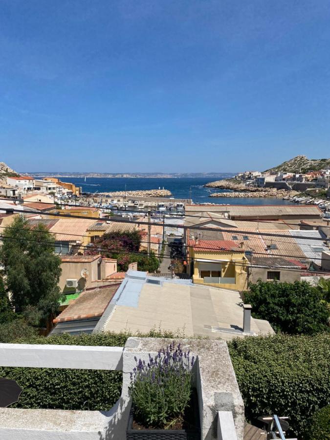Au Coeur Du Parc National Du Massif Des Calanques, La Flibuste Des Goudes, Maison 2 Chambres, Climatisee, Jardins, Solarium, Proche Plage, Large Vue Mer Marseille Eksteriør bilde