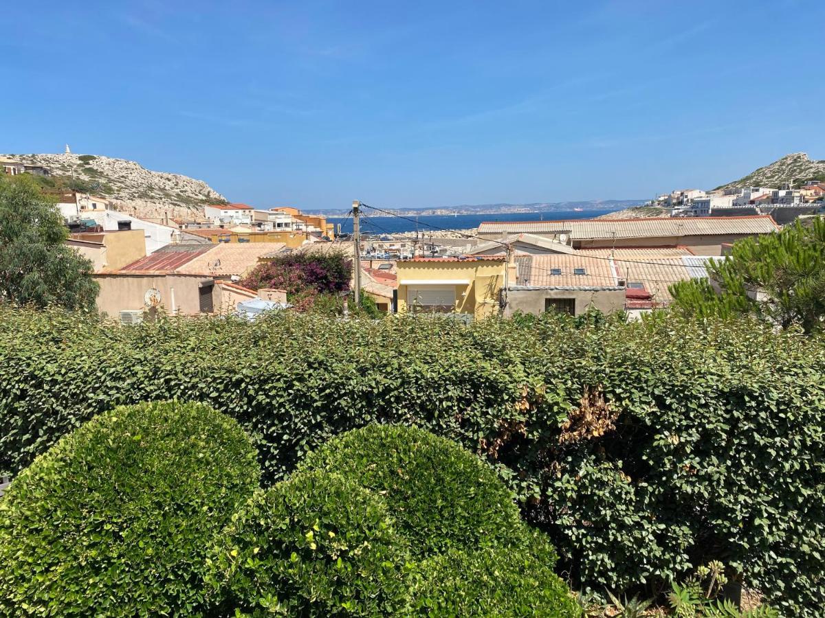 Au Coeur Du Parc National Du Massif Des Calanques, La Flibuste Des Goudes, Maison 2 Chambres, Climatisee, Jardins, Solarium, Proche Plage, Large Vue Mer Marseille Eksteriør bilde