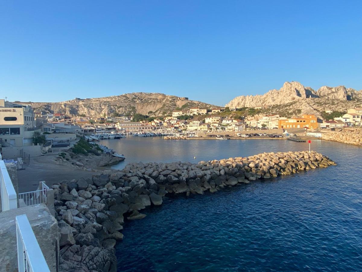 Au Coeur Du Parc National Du Massif Des Calanques, La Flibuste Des Goudes, Maison 2 Chambres, Climatisee, Jardins, Solarium, Proche Plage, Large Vue Mer Marseille Eksteriør bilde