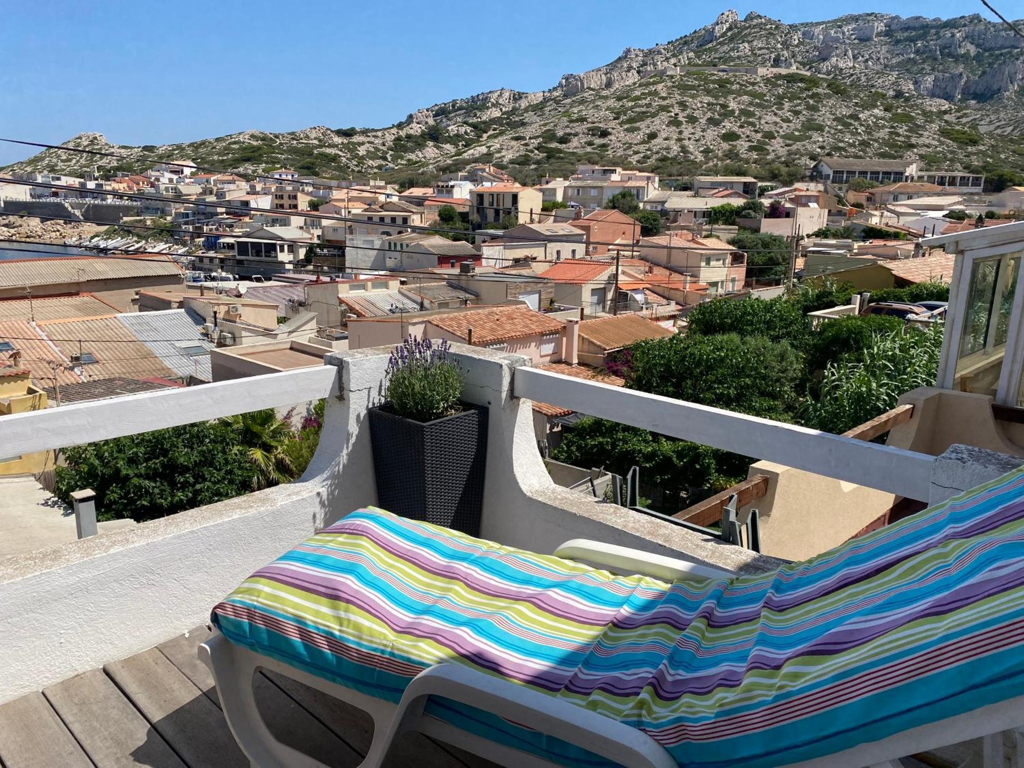 Au Coeur Du Parc National Du Massif Des Calanques, La Flibuste Des Goudes, Maison 2 Chambres, Climatisee, Jardins, Solarium, Proche Plage, Large Vue Mer Marseille Eksteriør bilde